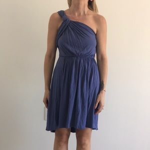 Bcbg purple toga dress